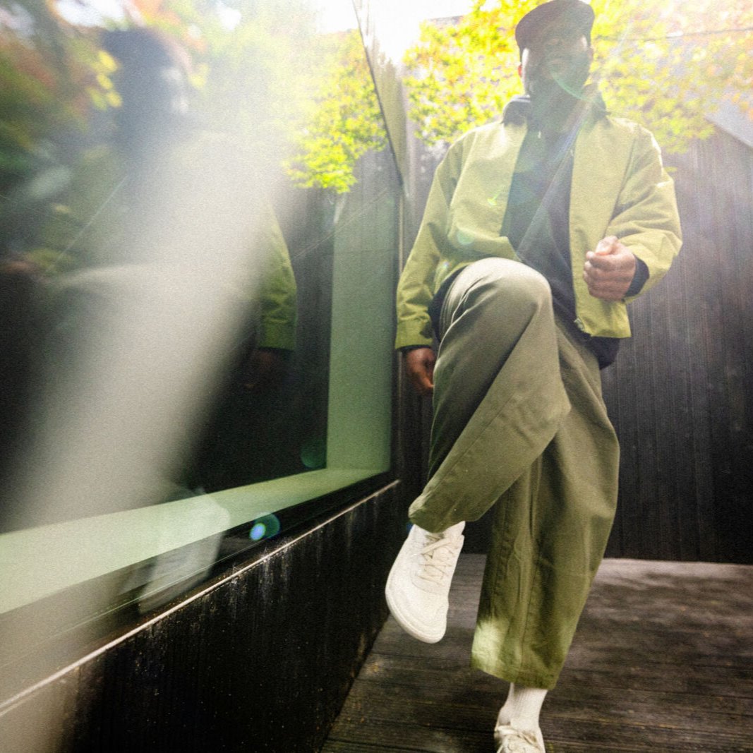 Vivobarefoot Gobi Sneaker Leather (Mens) - Limestone