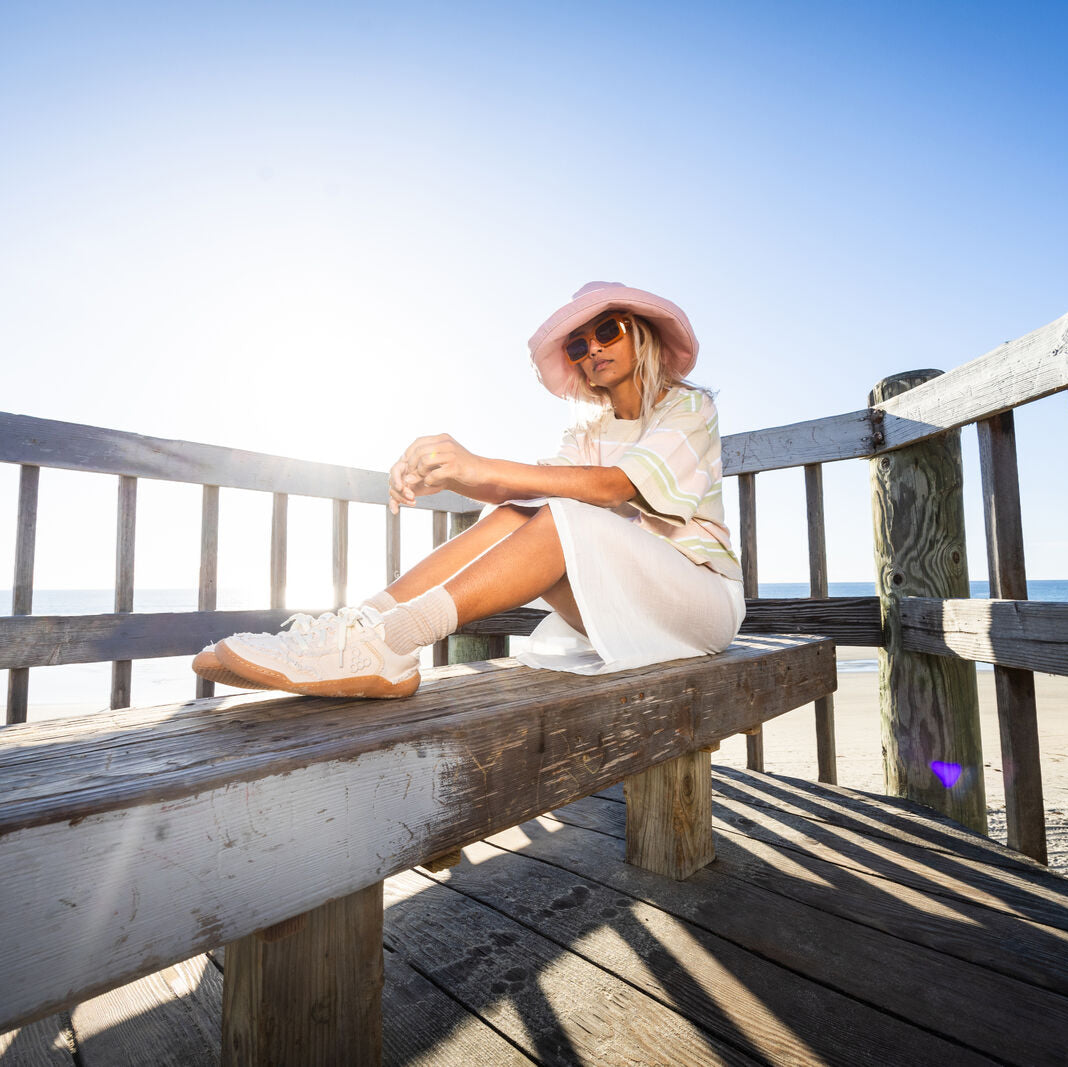 Vivobarefoot Gobi Sneaker Canvas (Womens) - Rose