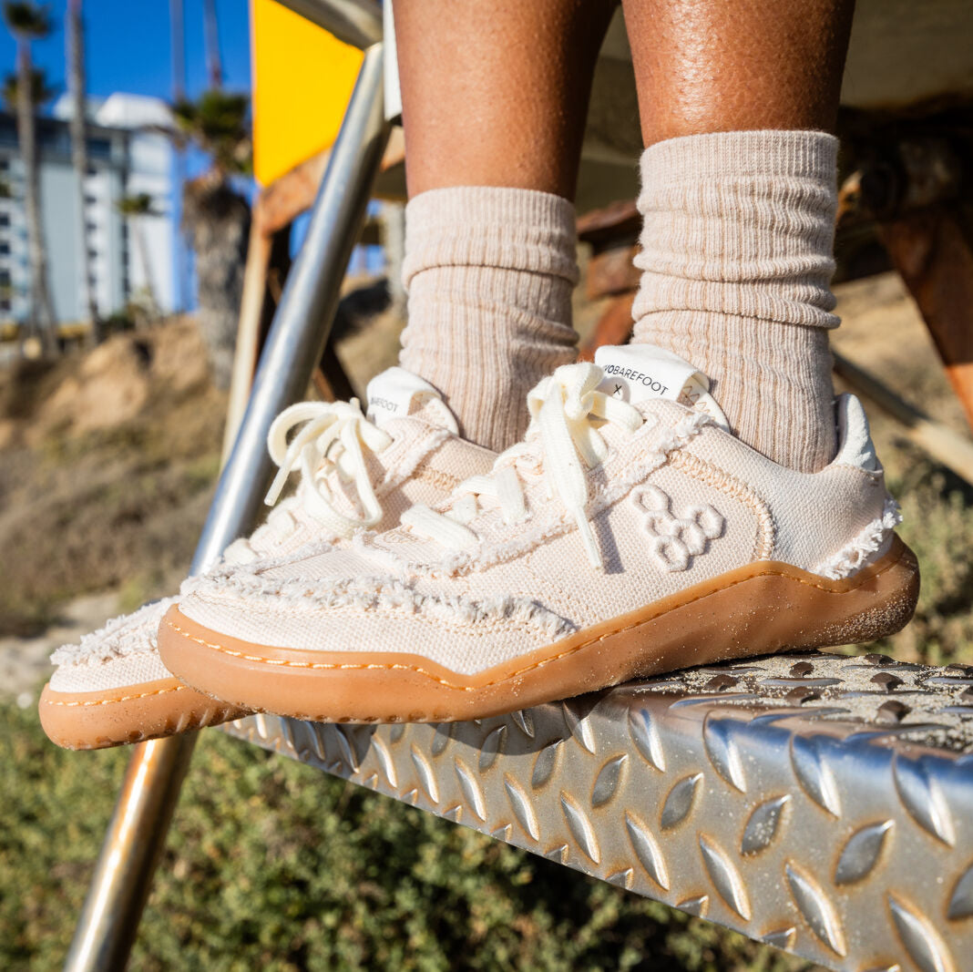 Vivobarefoot Gobi Sneaker Canvas (Womens) - Rose