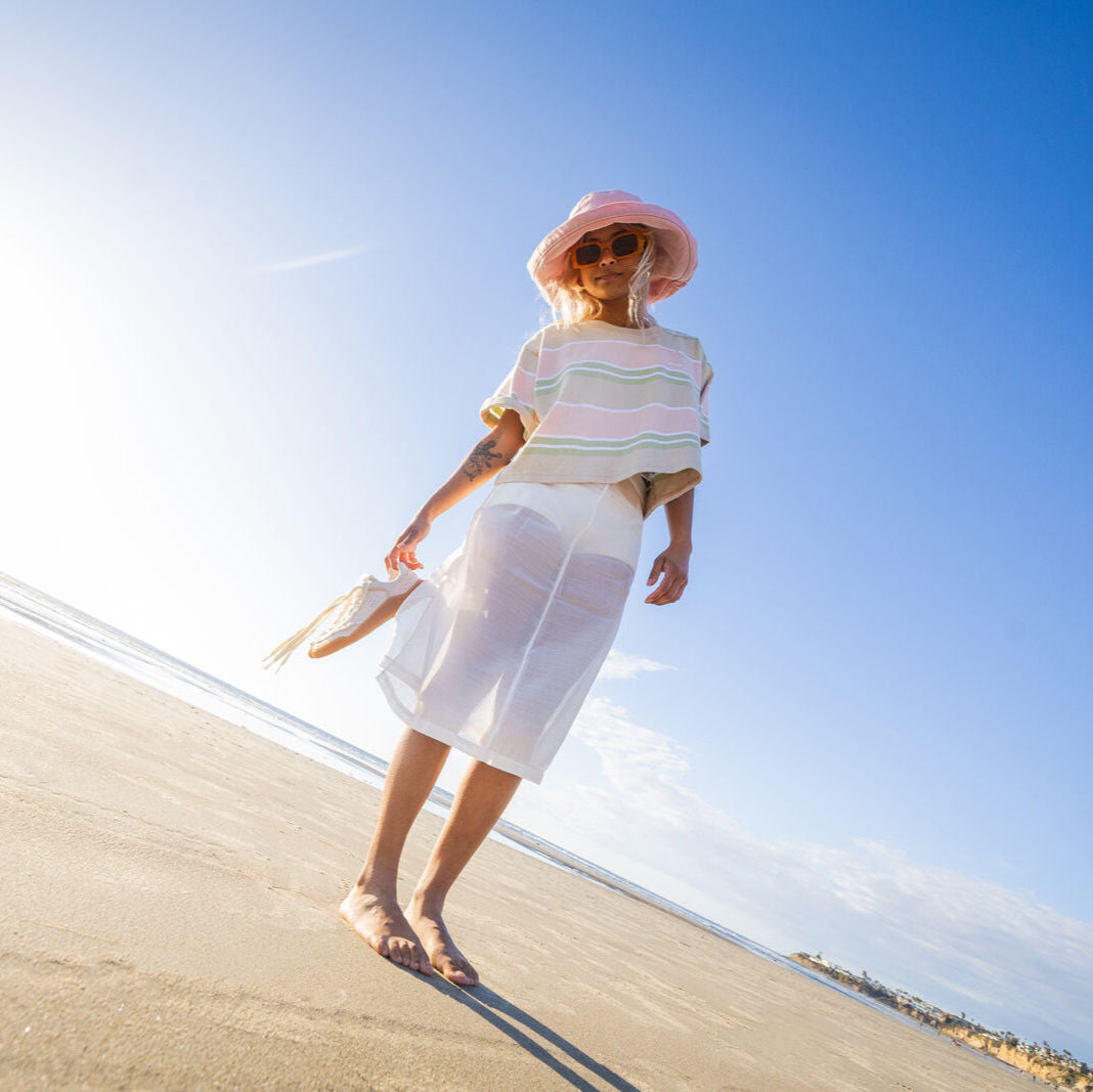 Vivobarefoot Gobi Sneaker Canvas (Womens) - Rose