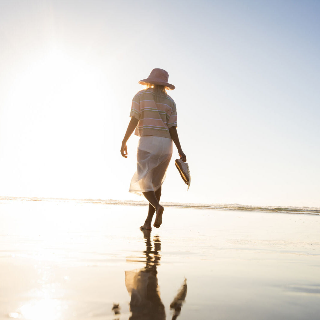 Vivobarefoot Gobi Sneaker Canvas (Womens) - Rose