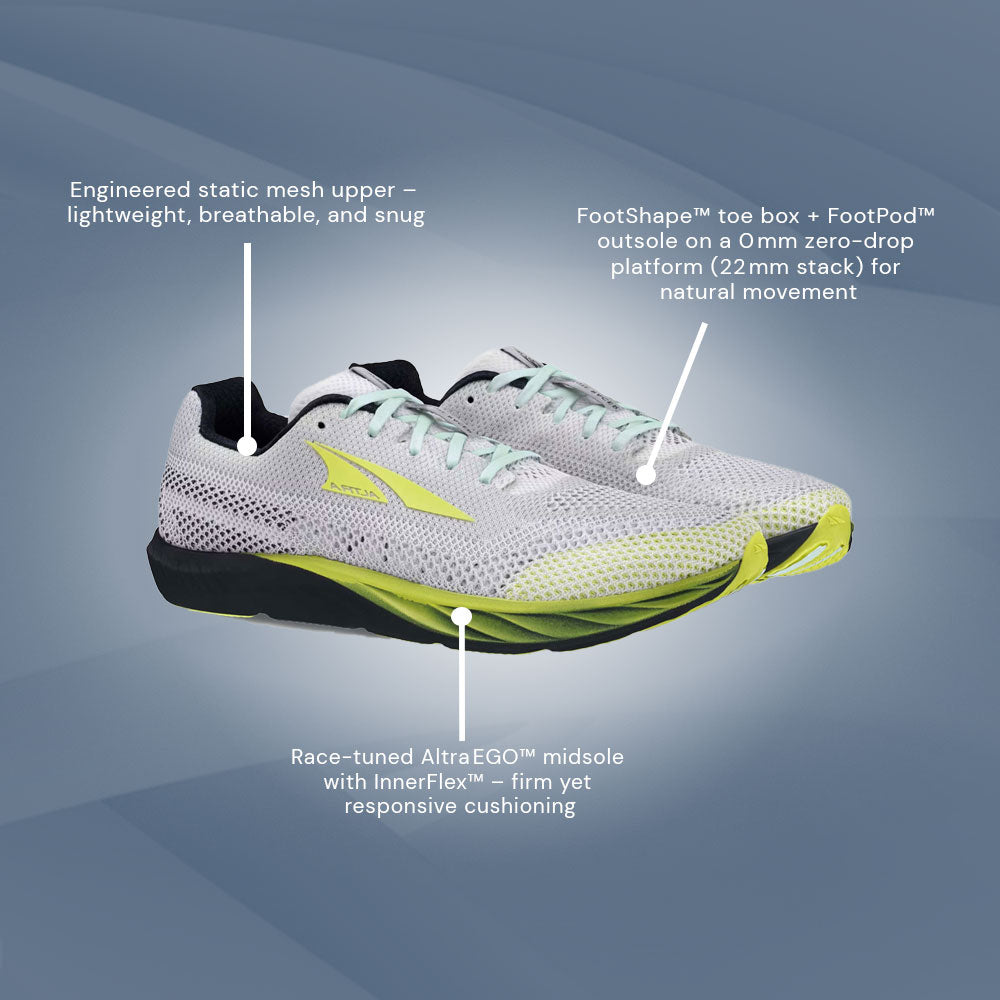 Altra - Escalante Racer 2 - Black/White - Mens CLEARANCE