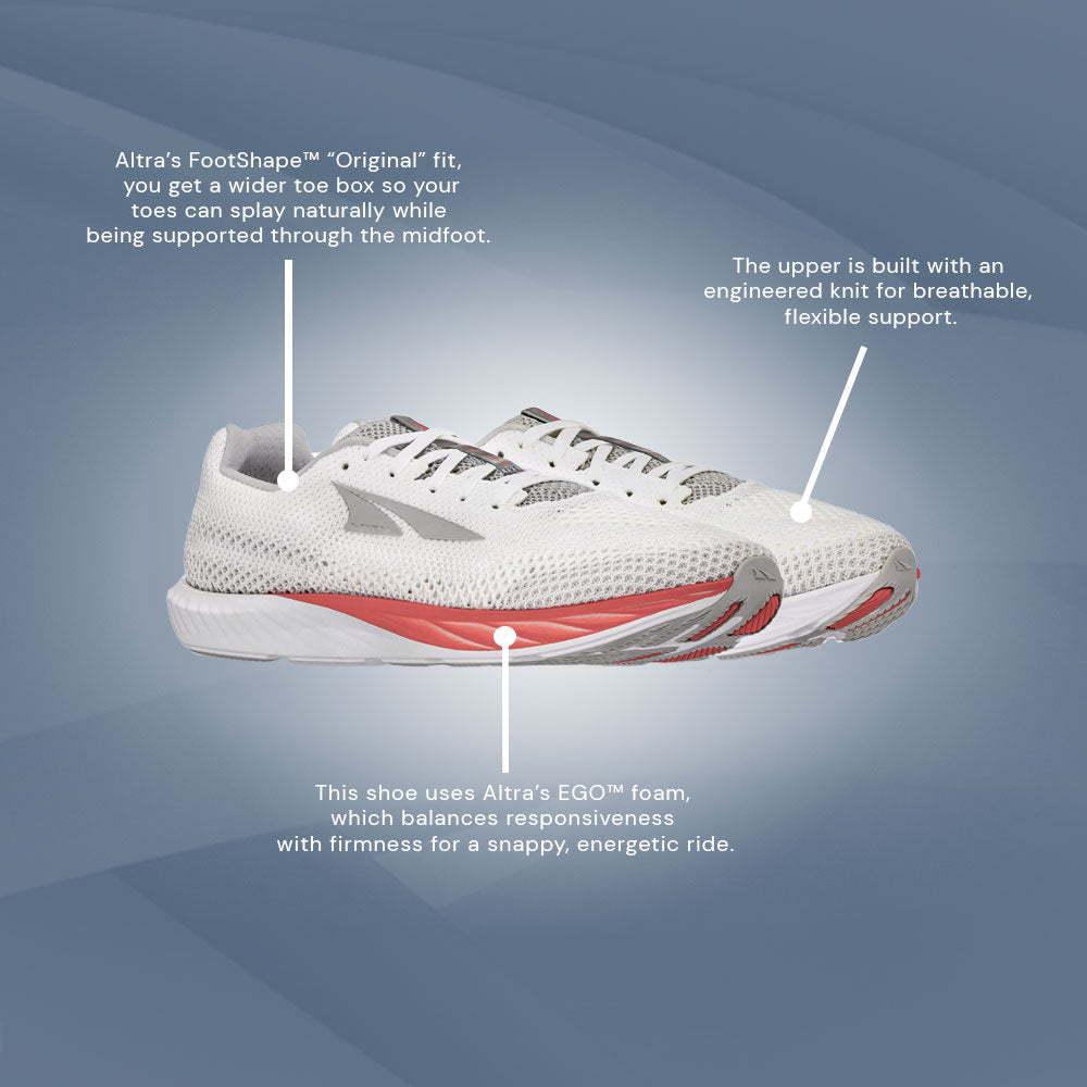 Altra - Escalante Racer 2 - White/Coral - Womens