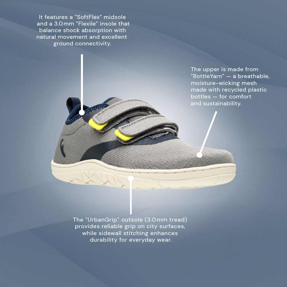 Freet - Hoppee - Grey (Kids) CLEARANCE