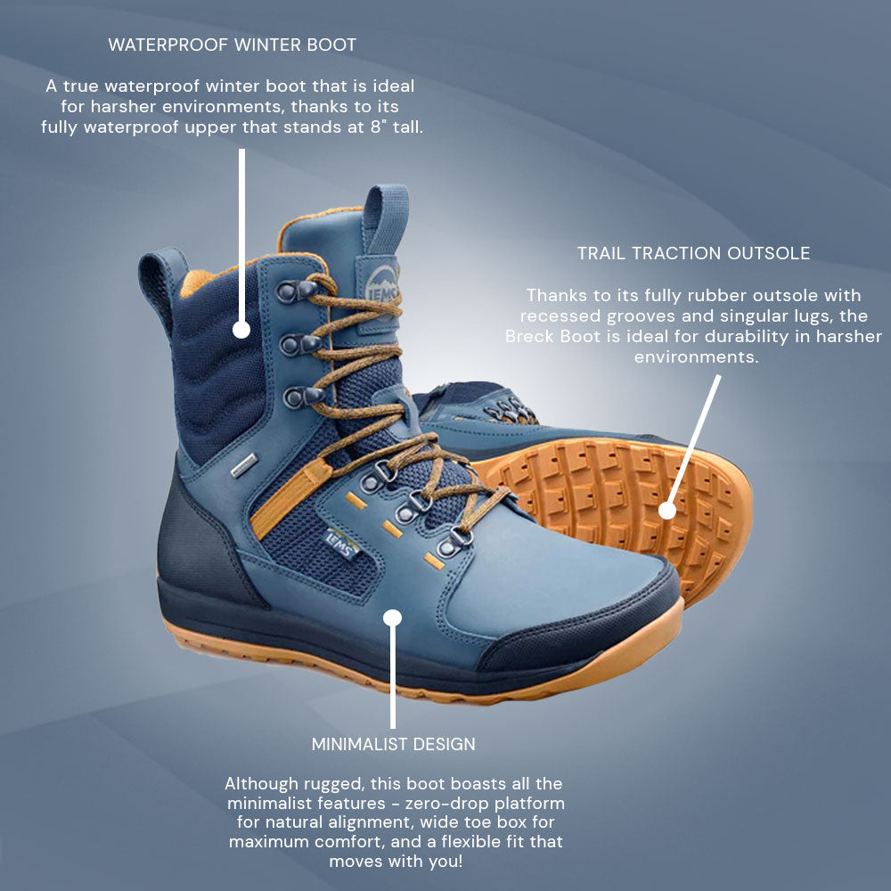 Lems - Waterproof Breck Boot - Neptune (Unisex)