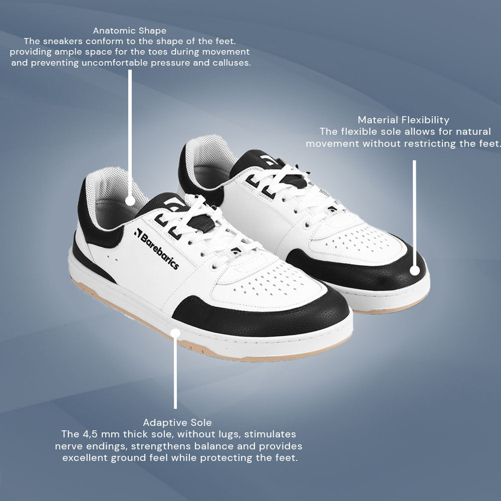 Barebarics - Wave - White & Black - (Unisex)