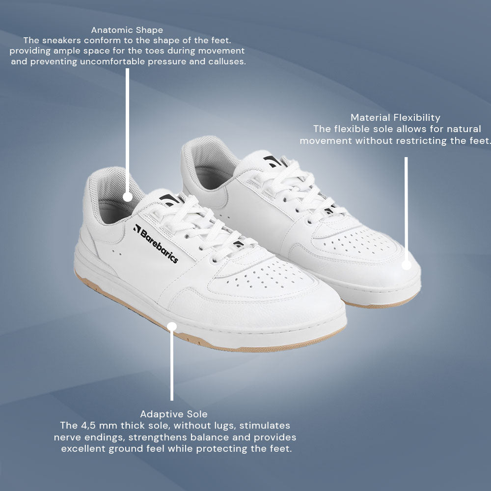 Barebarics - Wave - All White -(Unisex)