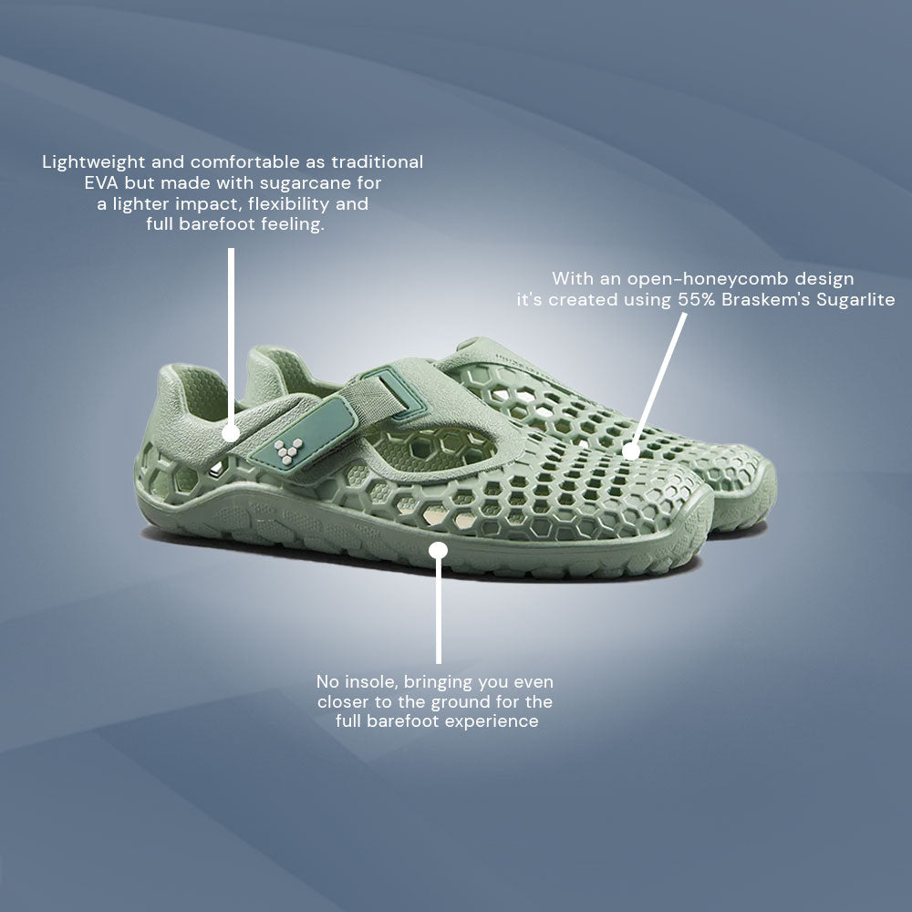 Vivobarefoot - Ultra Sugarlite Kids - Glacial Green