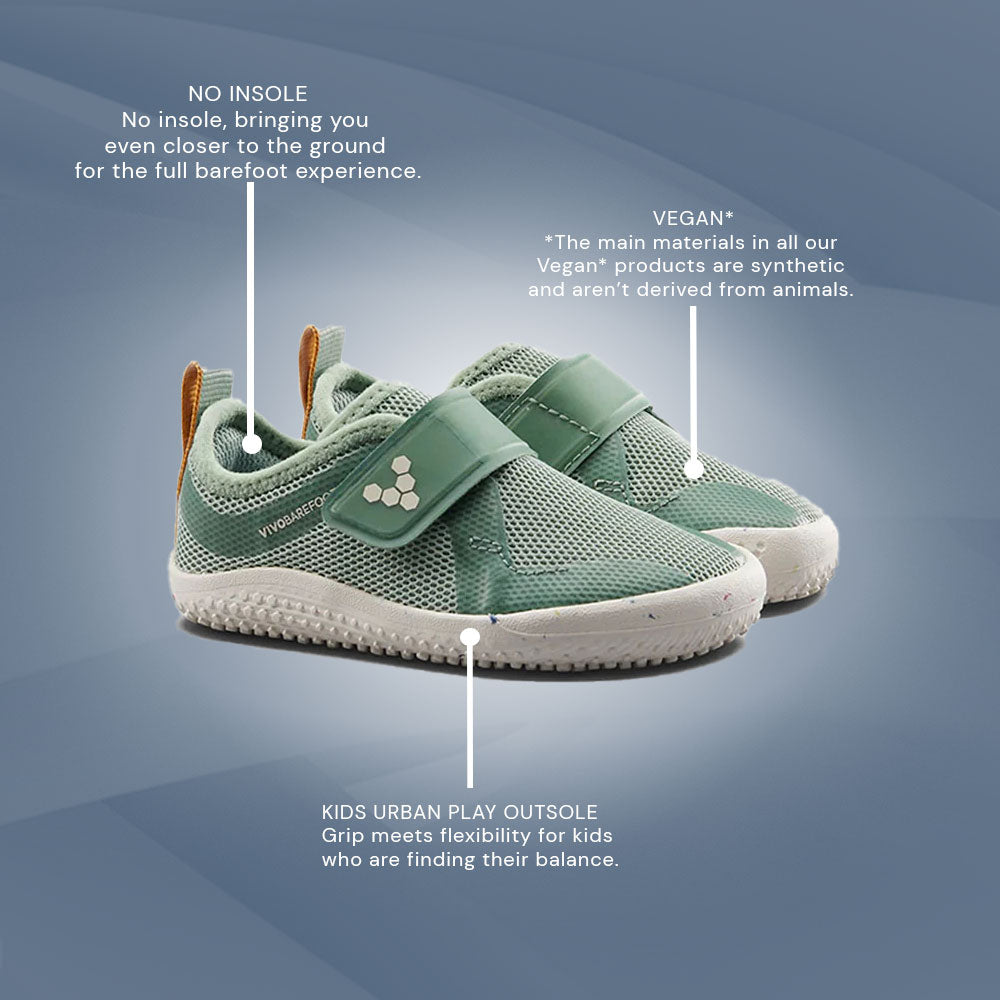 Vivobarefoot - Primus Sport IV Toddlers - Glacial Green