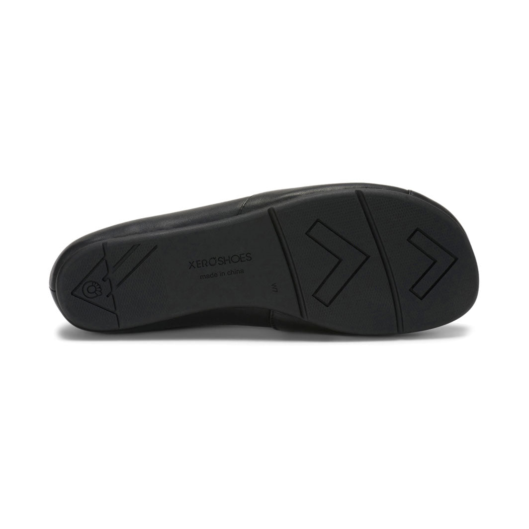 XeroShoes - Phoenix - Leather Dress Flat - Womens - Black