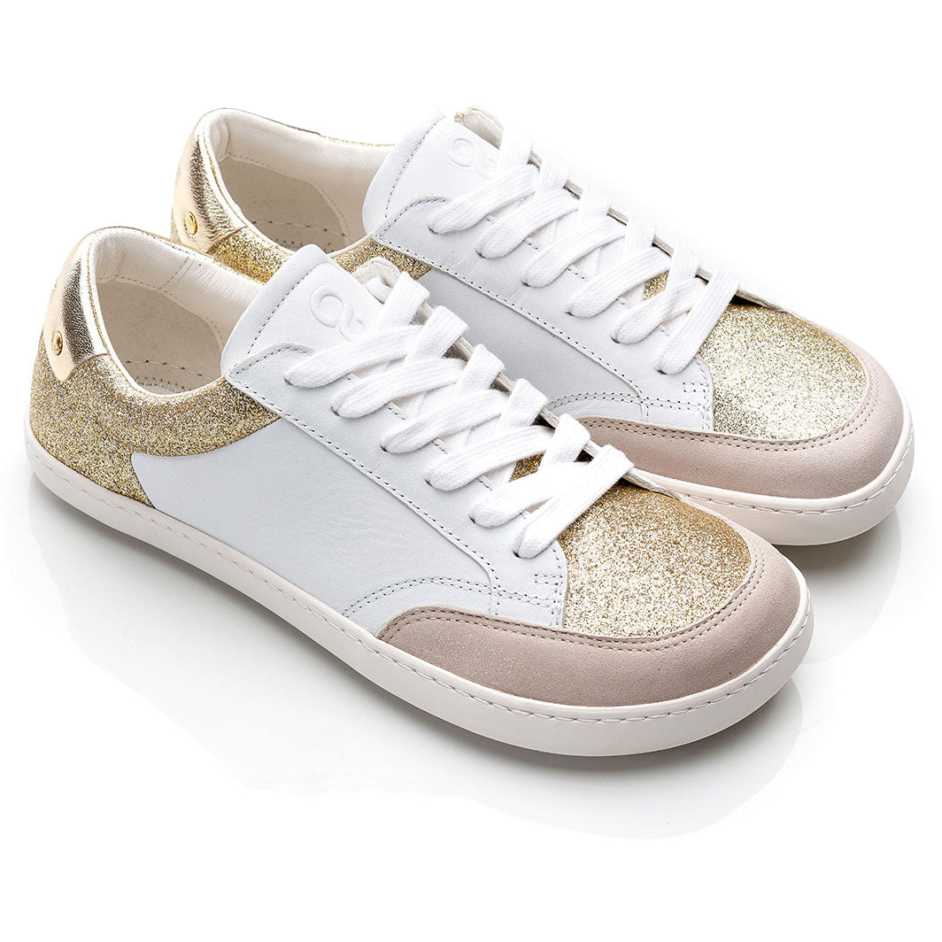 Shapen - CHARM Leather Barefoot Shoes - Light Gold (Womens)