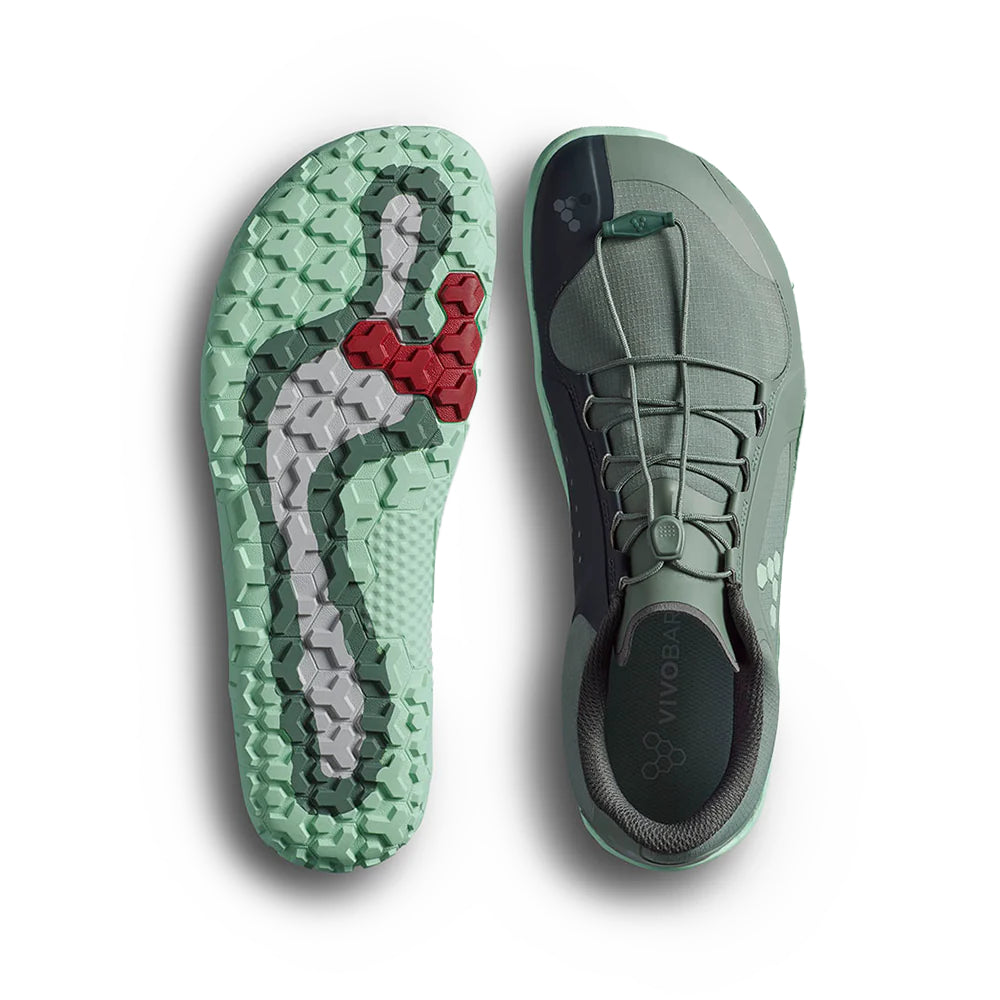 Vivobarefoot Primus Trail III All Weather FG - (Womens) - Laurel Wreath