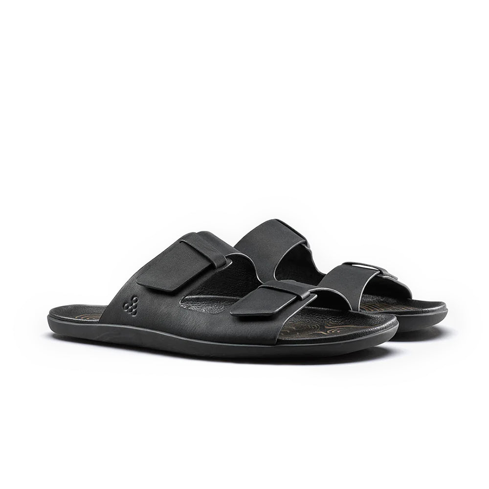 Vivobarefoot Sensus Yin Slide (Womens) - Obsidian