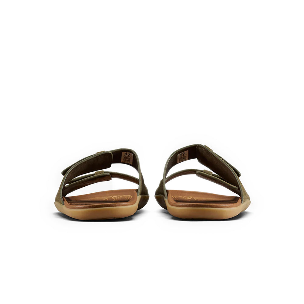 Vivobarefoot Sensus Yin Slide (Womens) - Dark Olive