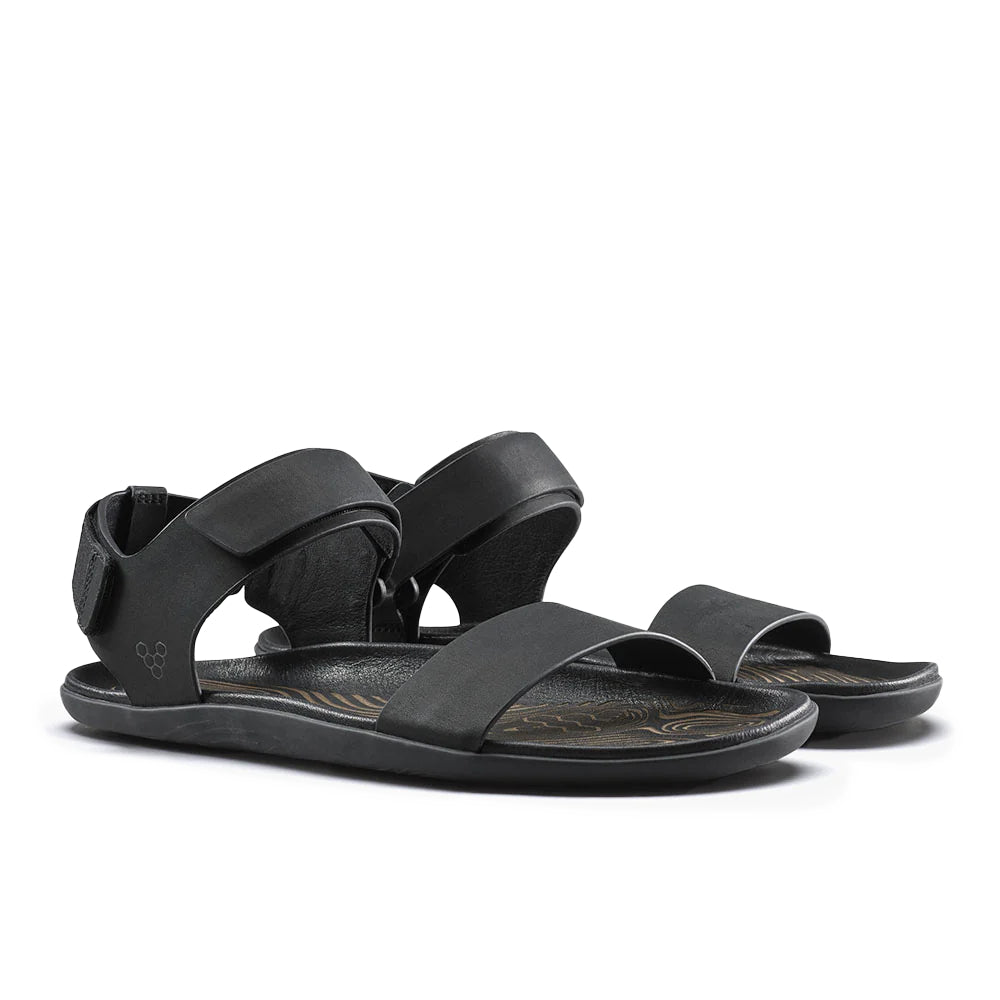 Vivobarefoot Sensus Yin Sandal (Womens) - Obsidian