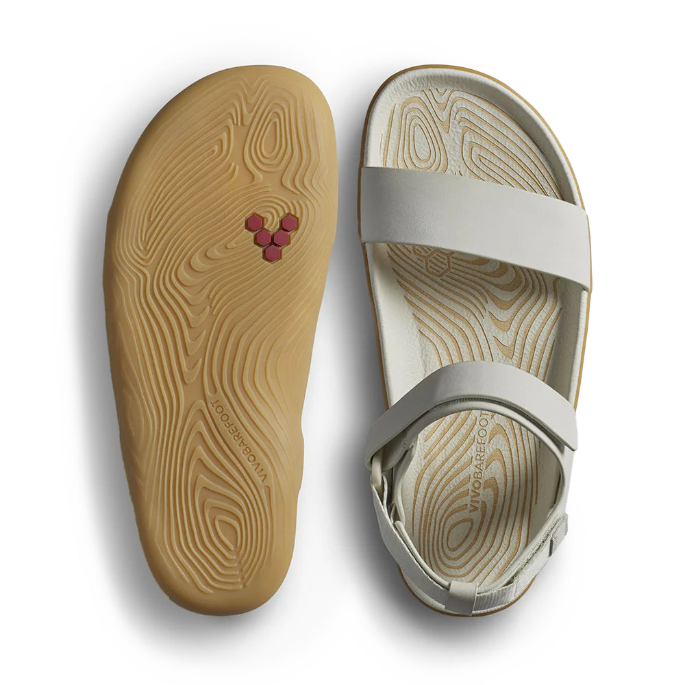Vivobarefoot Sensus Yin Sandal (Womens) - Limestone