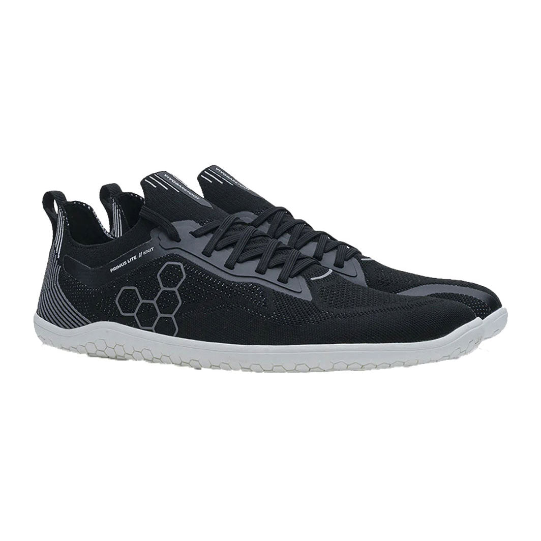 Vivobarefoot Primus Lite Knit (Mens) - Obsidian (CLEARANCE)
