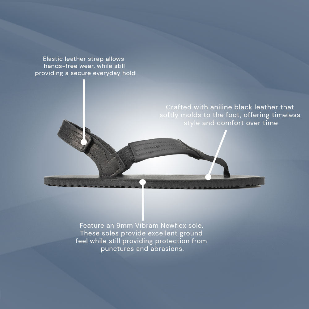 Shamma - Pacific Avenue - Leather - Black (Unisex)