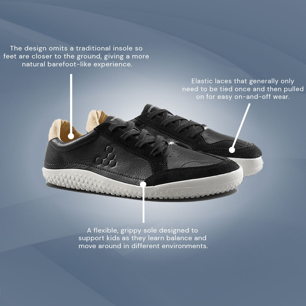 Vivobarefoot - Gobi Sneaker Juniors - Obsidian