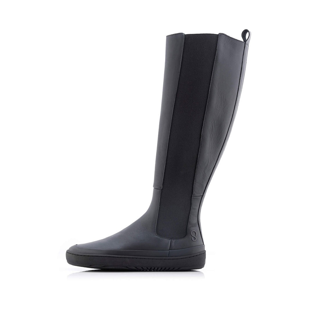 Shapen - HARPER barefoot knee-high boots - Black (Womens)