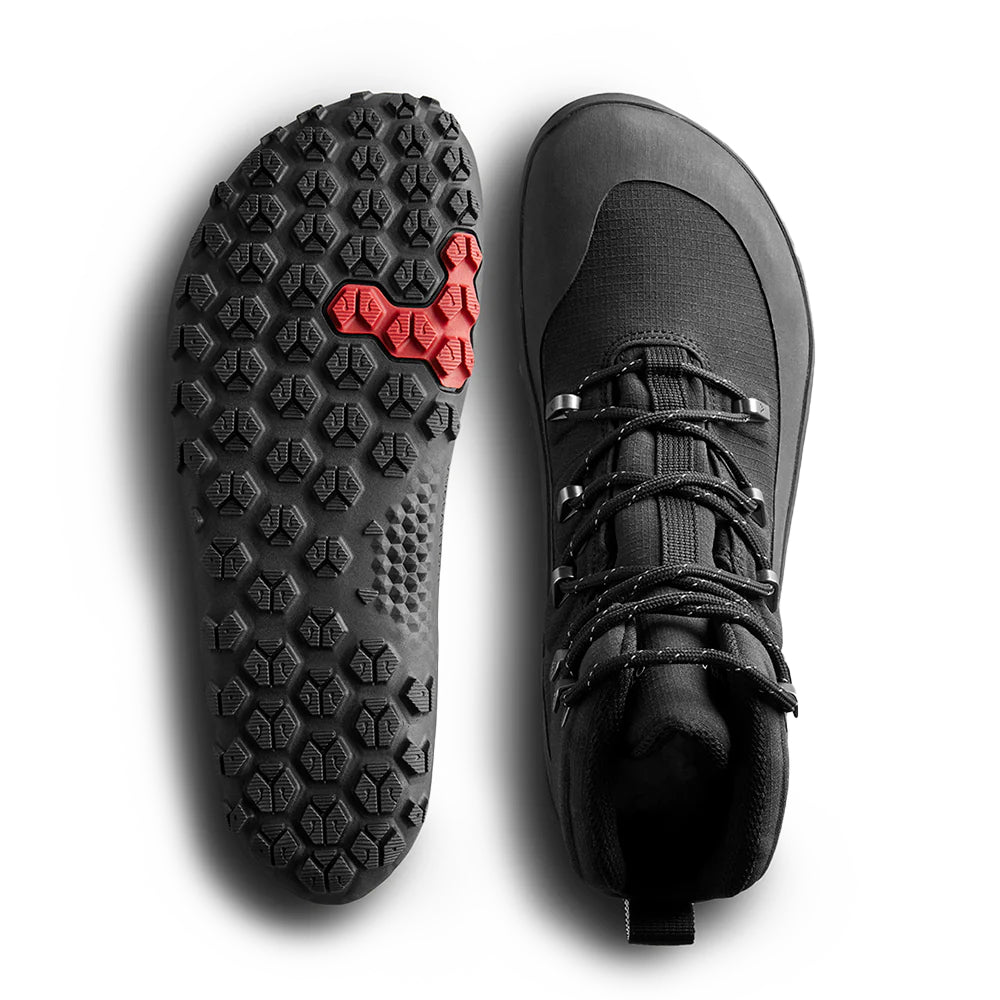Vivobarefoot Tracker Textile AT Waterproof - Obsidian (Womens)