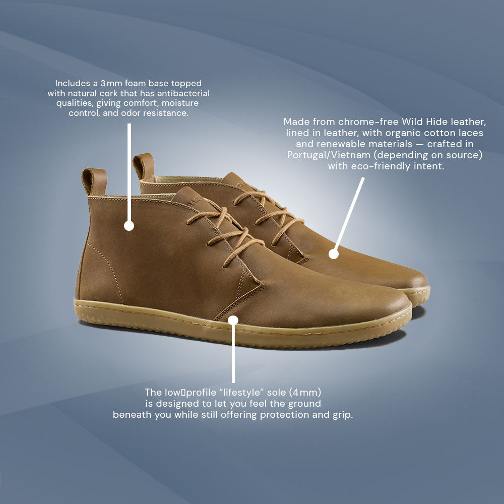 Vivobarefoot Gobi IV (Mens) - Tan