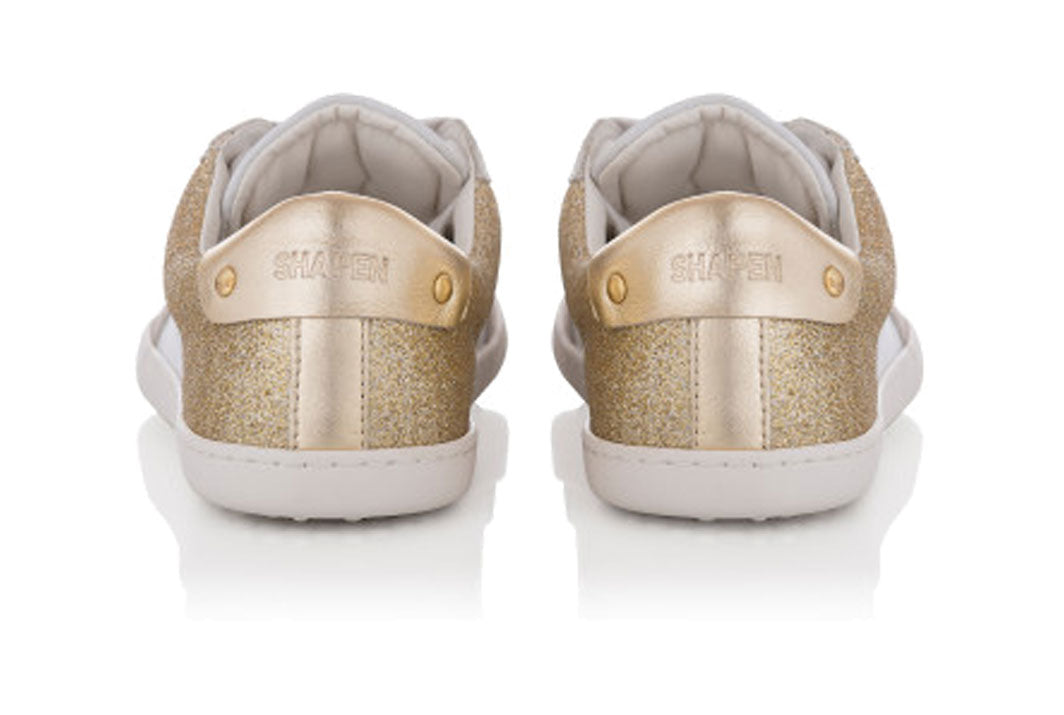 Shapen - CHARM Leather Barefoot Shoes - Light Gold (Womens)