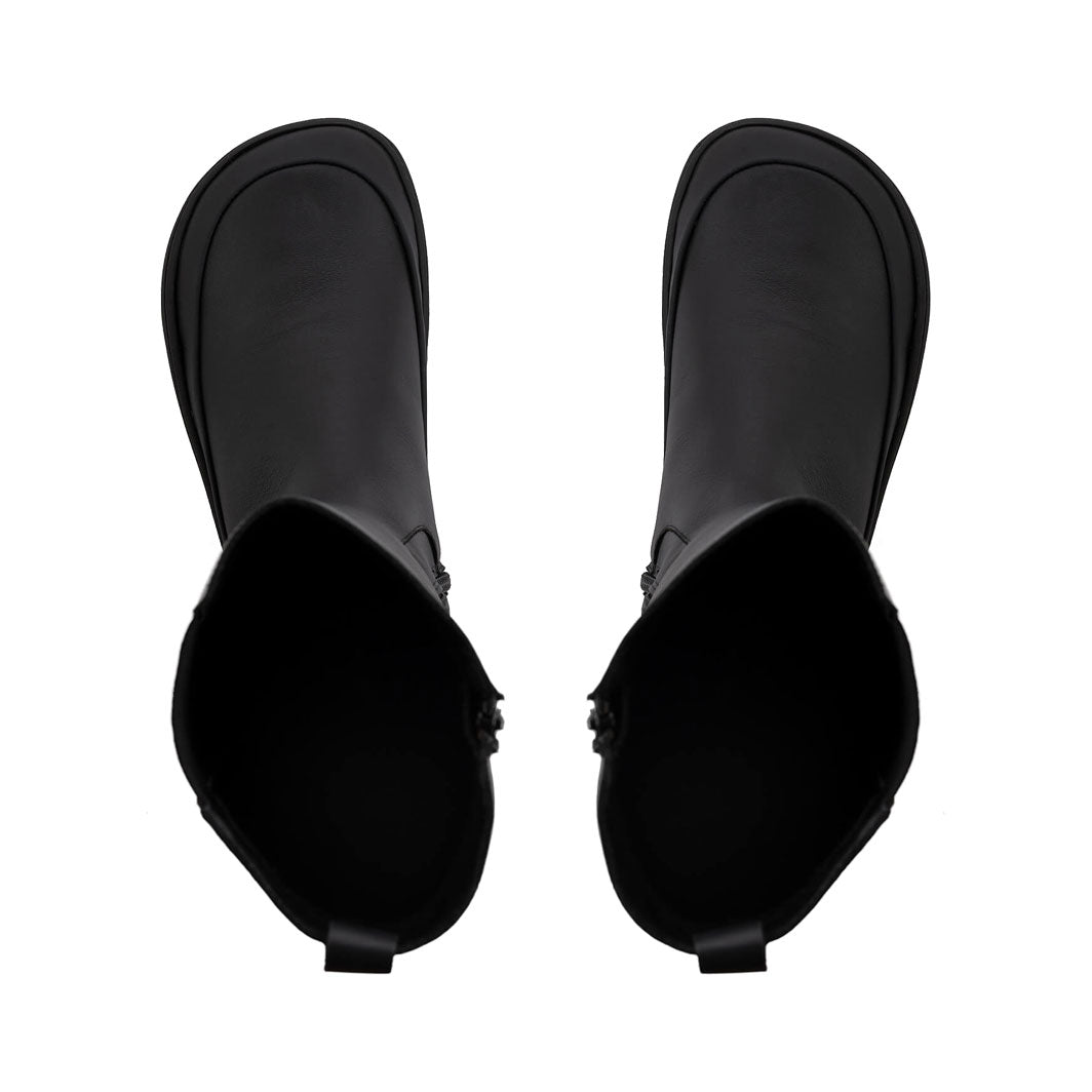 Shapen - HARPER barefoot knee-high boots - Black (Womens)