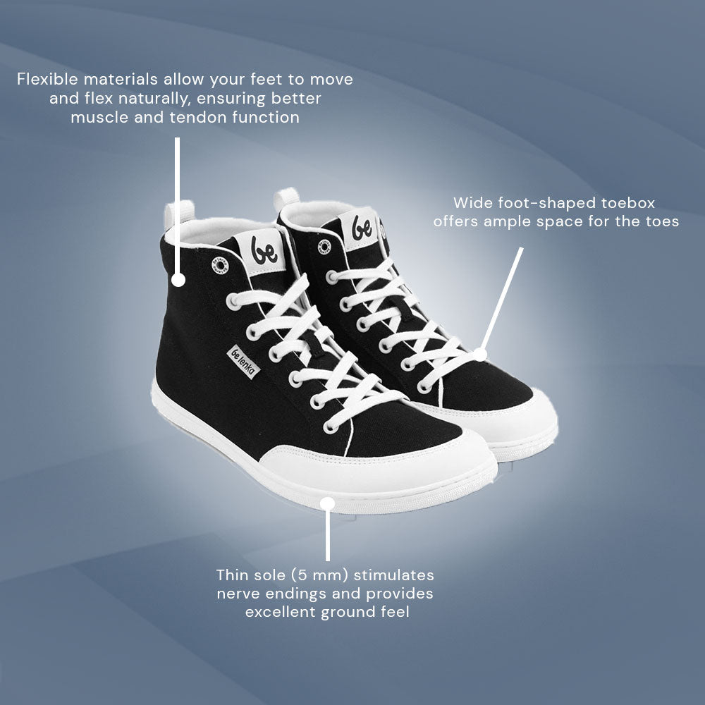 Be Lenka - Rebound - High Top - Black & White (Unisex)