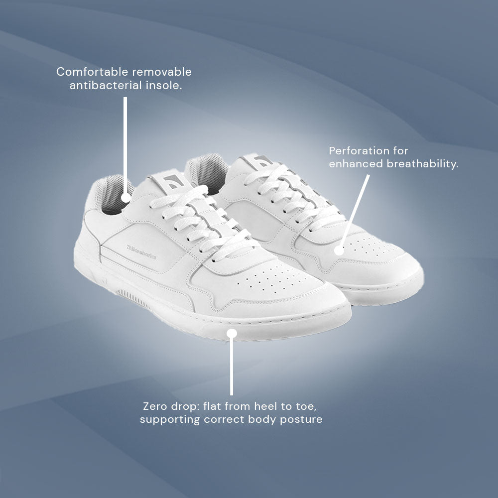 Barebarics - Zing - All White - Leather (Unisex)