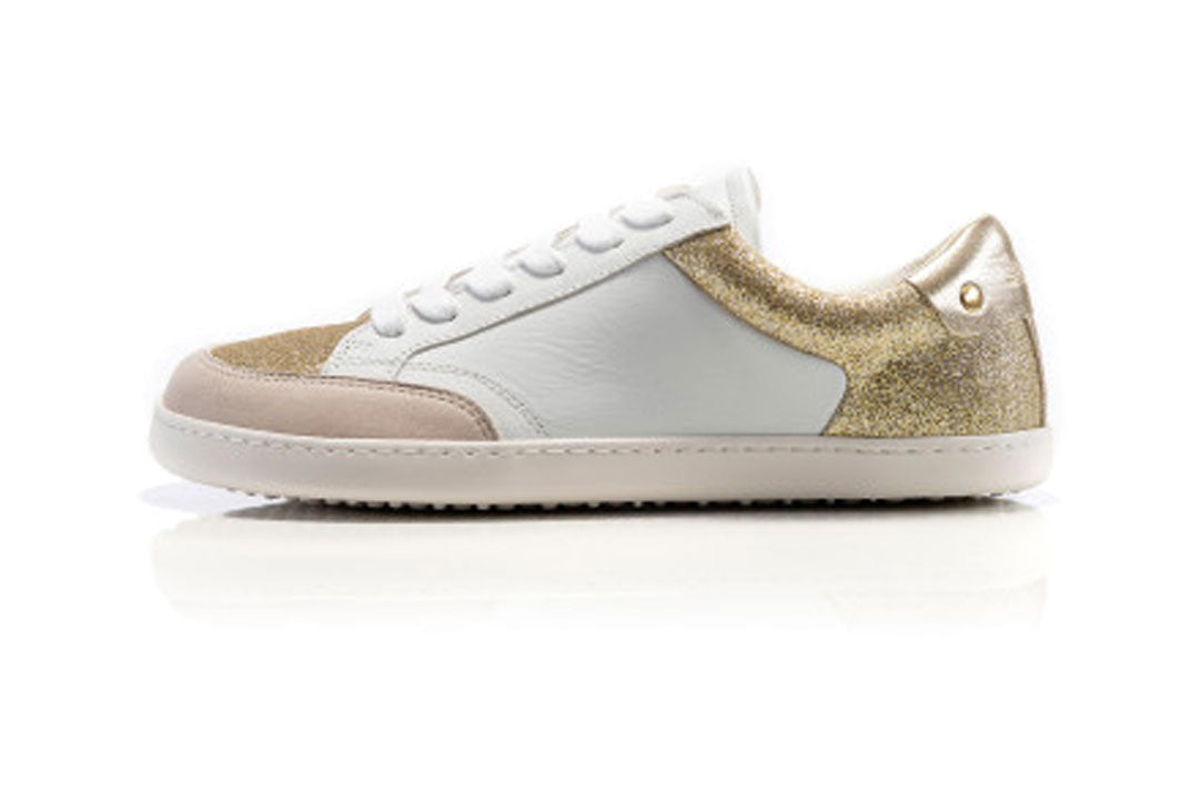 Shapen - CHARM Leather Barefoot Shoes - Light Gold (Womens)