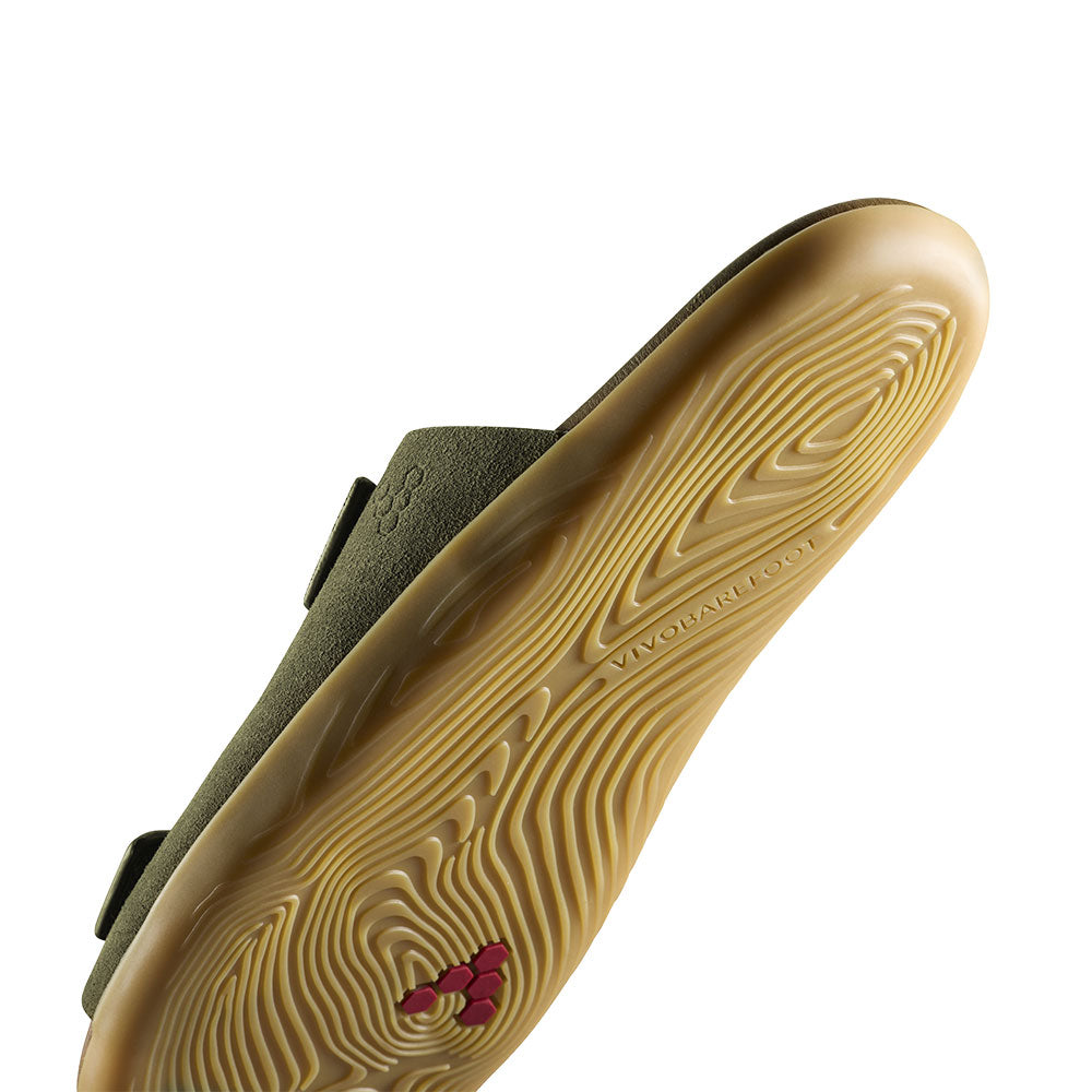 Vivobarefoot - Sensus Yin Slide (Mens) - Dark Olive
