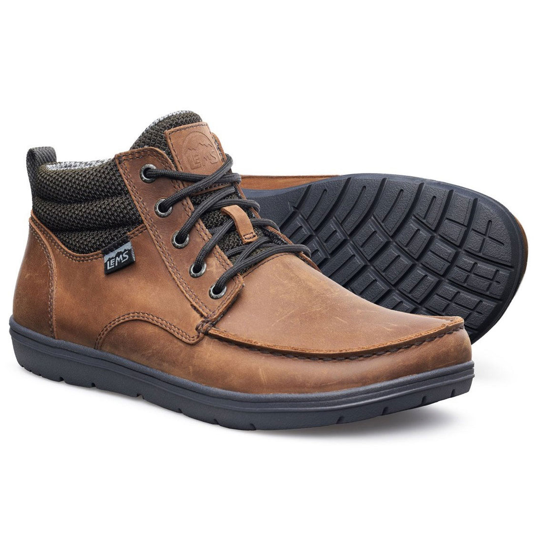 Lems - Boulder Boot Mid Leather - Umber (Unisex)
