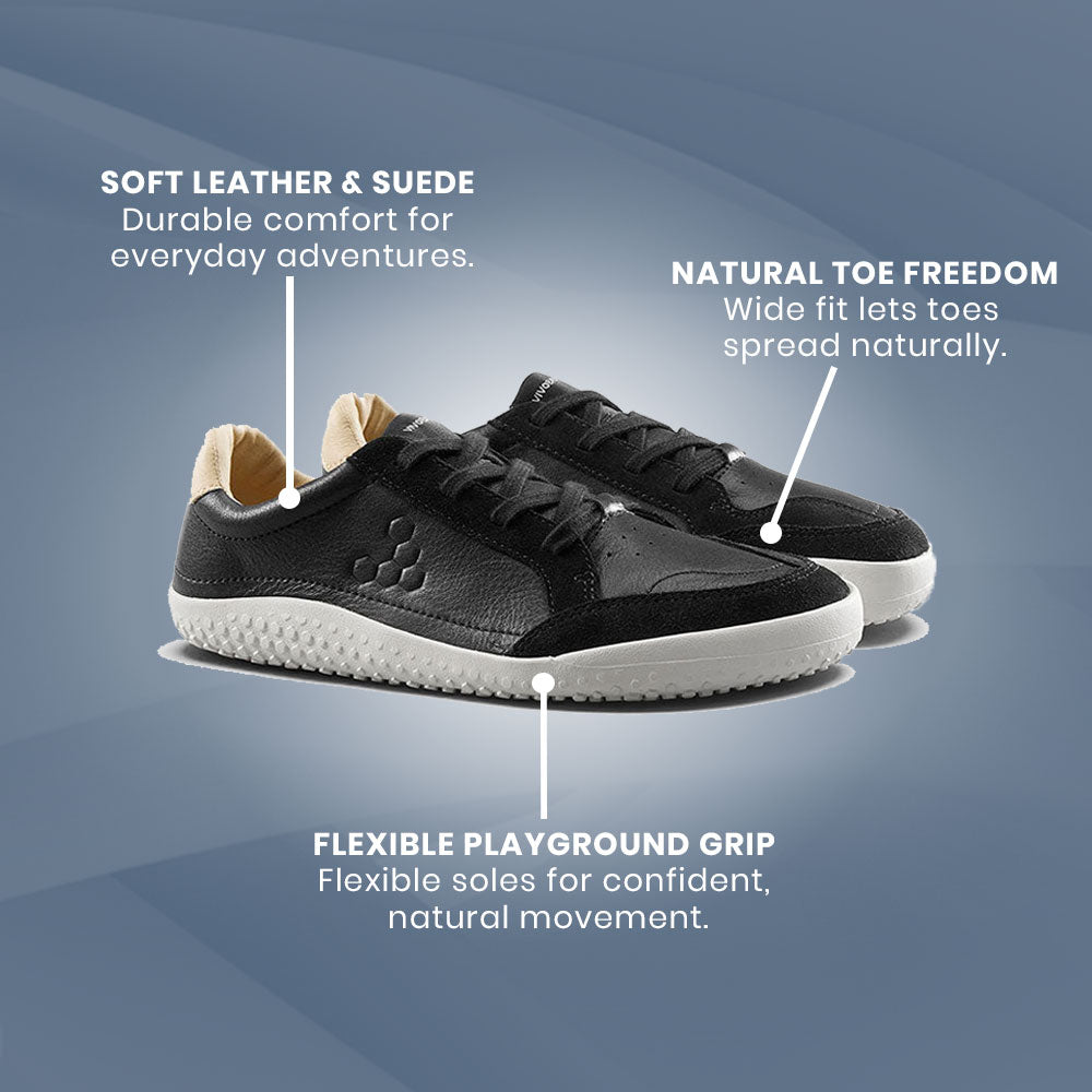Vivobarefoot - Gobi Sneaker Juniors - Obsidian
