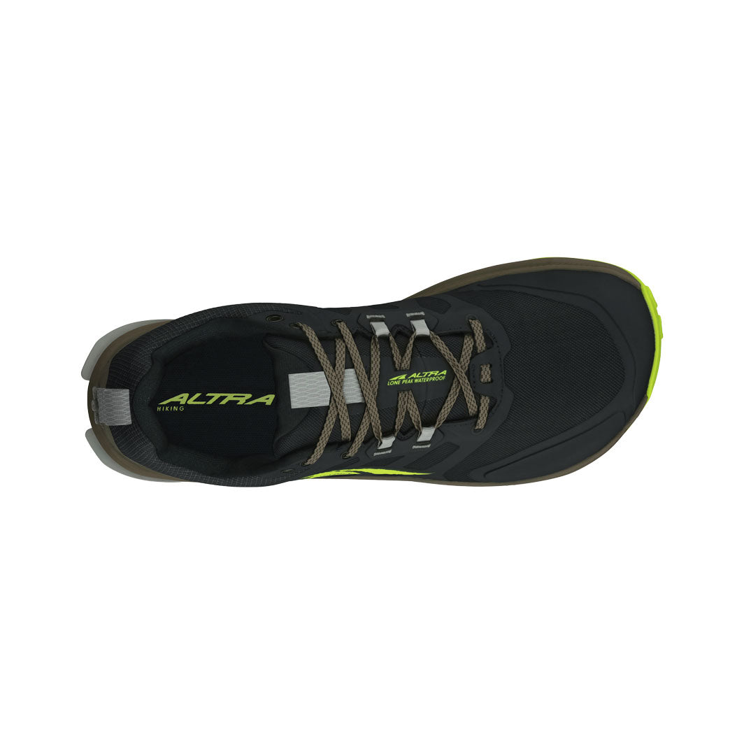 Altra - Lone Peak 9 Waterproof Low -Lime/Black - Mens