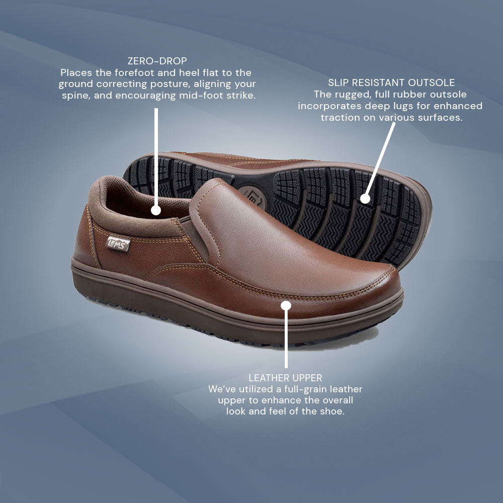 Lems - Drifter Grip - Maple - Leather (Mens)