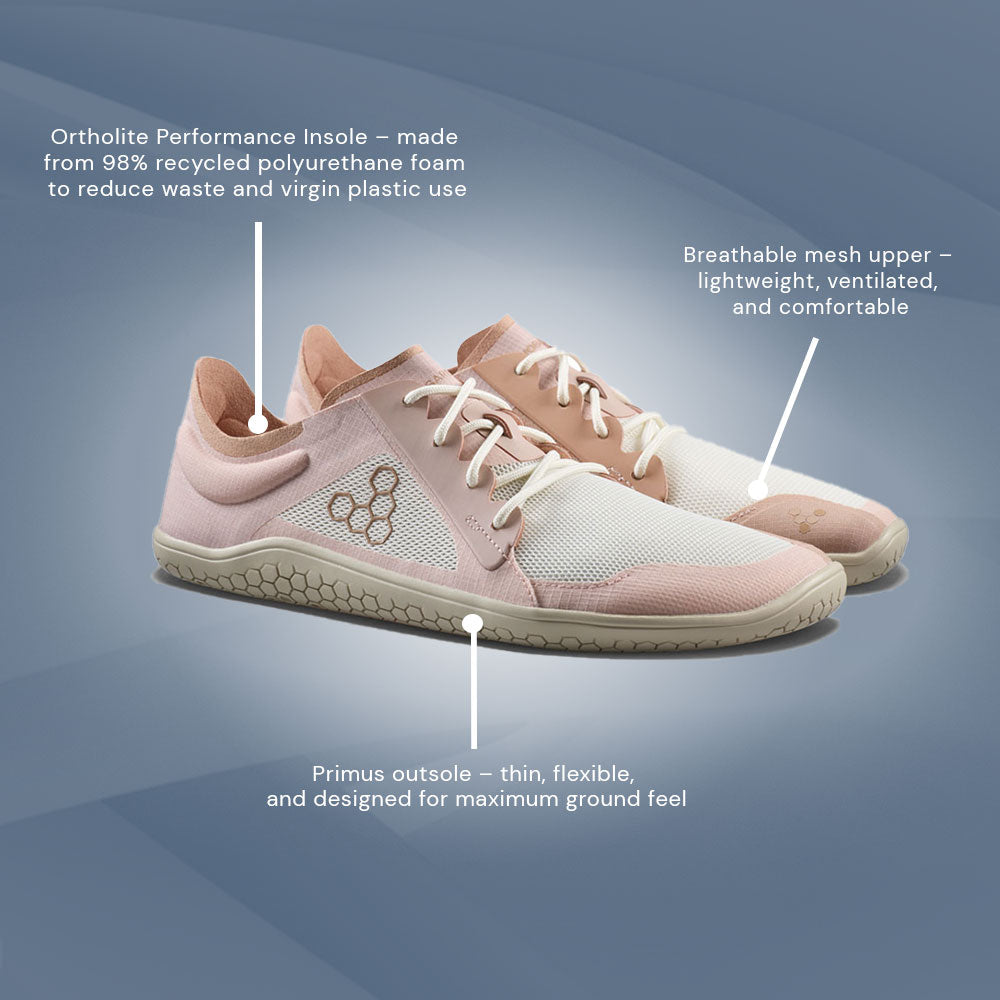 Vivobarefoot Primus Lite IV (Womens) - Dusty Rose