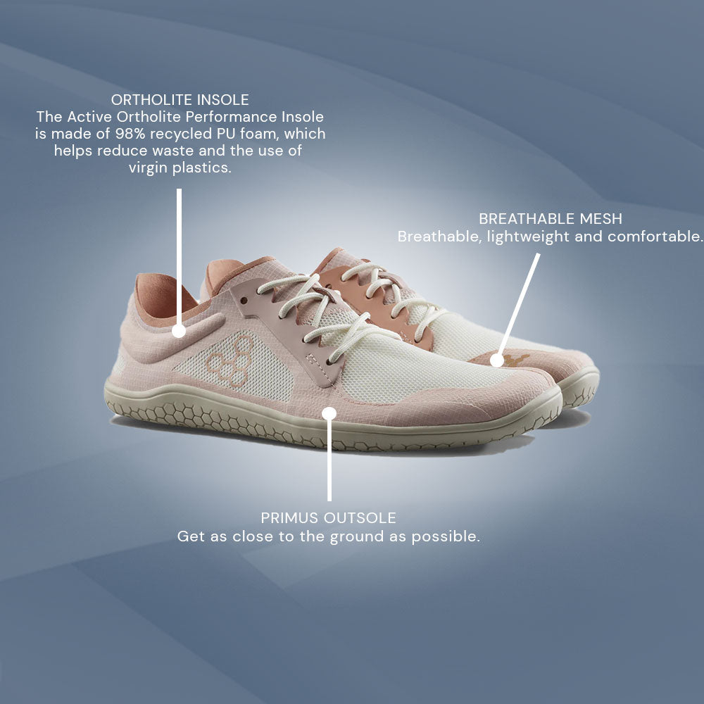 Vivobarefoot Primus Lite 3.5 (Womens) - Dusty Rose