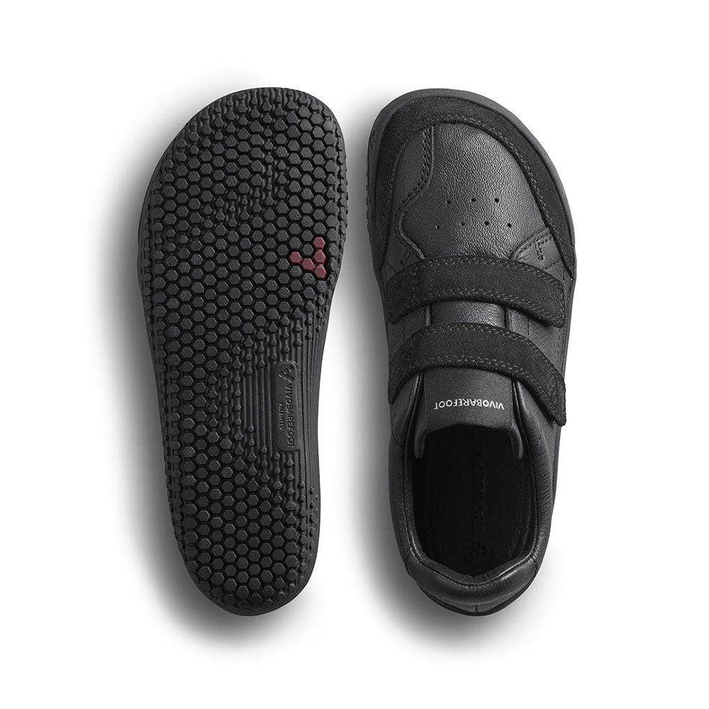 Vivobarefoot - Vivobarefoot Gobi Sneaker School Kids - Obsidian