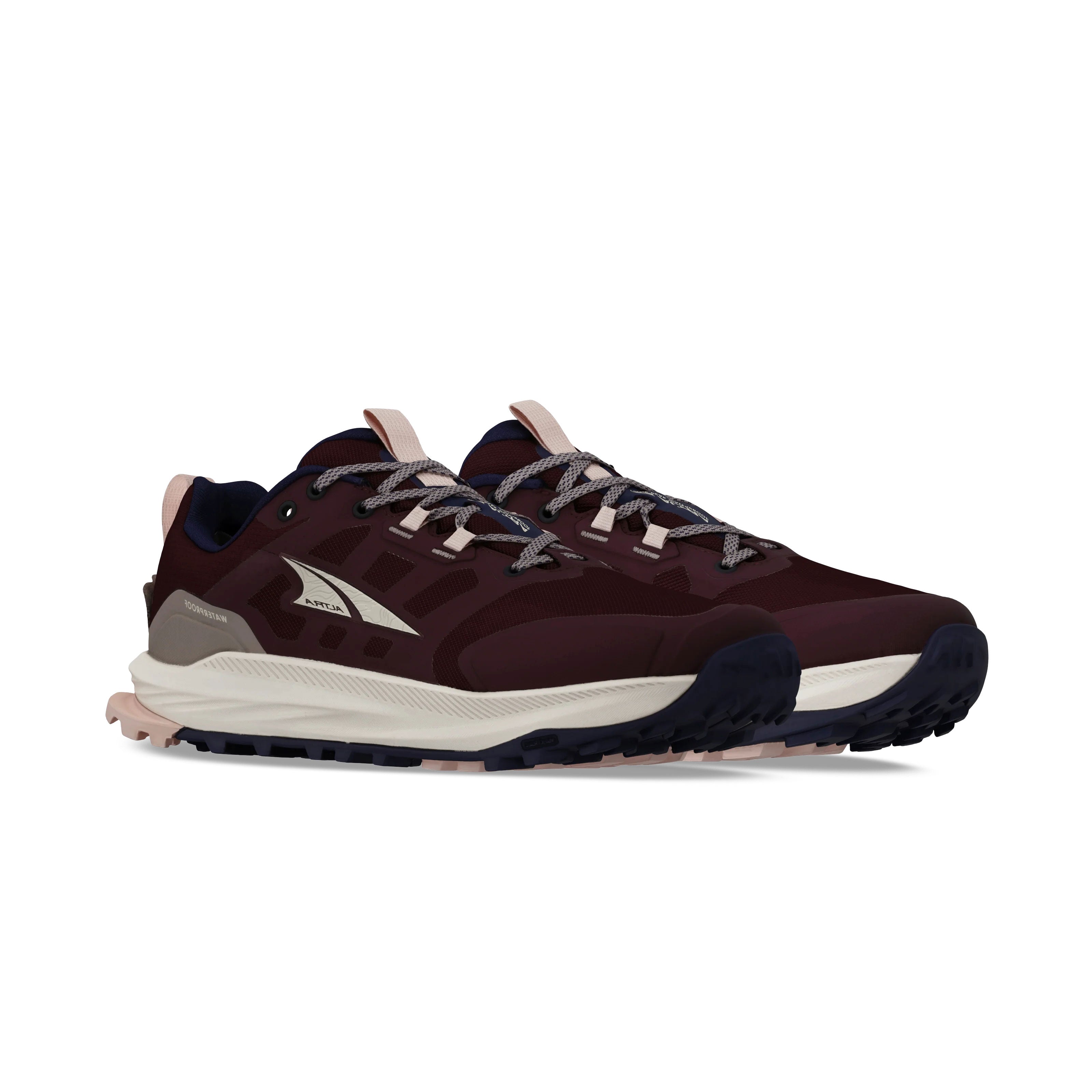 Altra - Lone Peak 9 Waterproof Low - Maroon - Womens