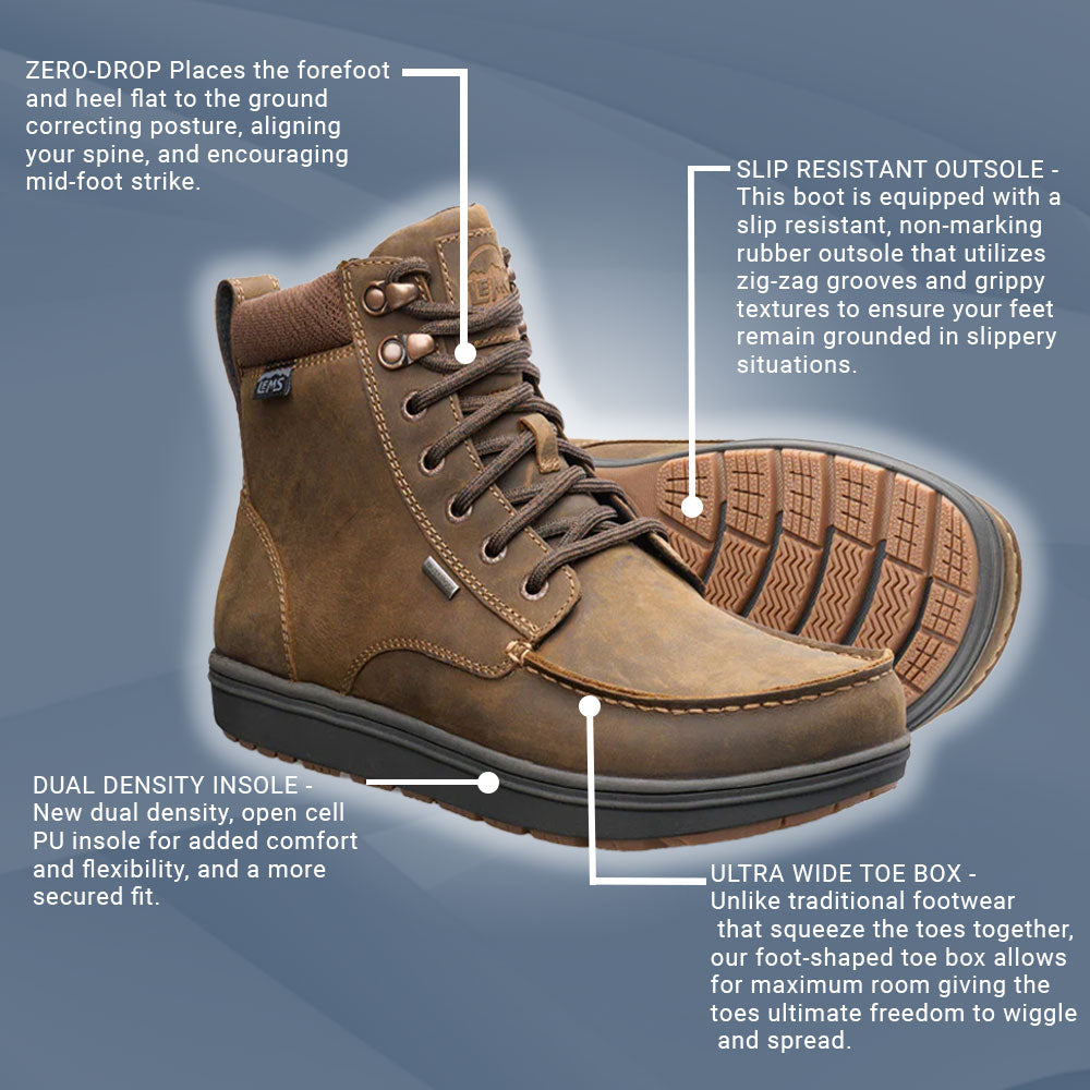 Lems - Boulder Boot Grip WP - Dakota (Unisex)