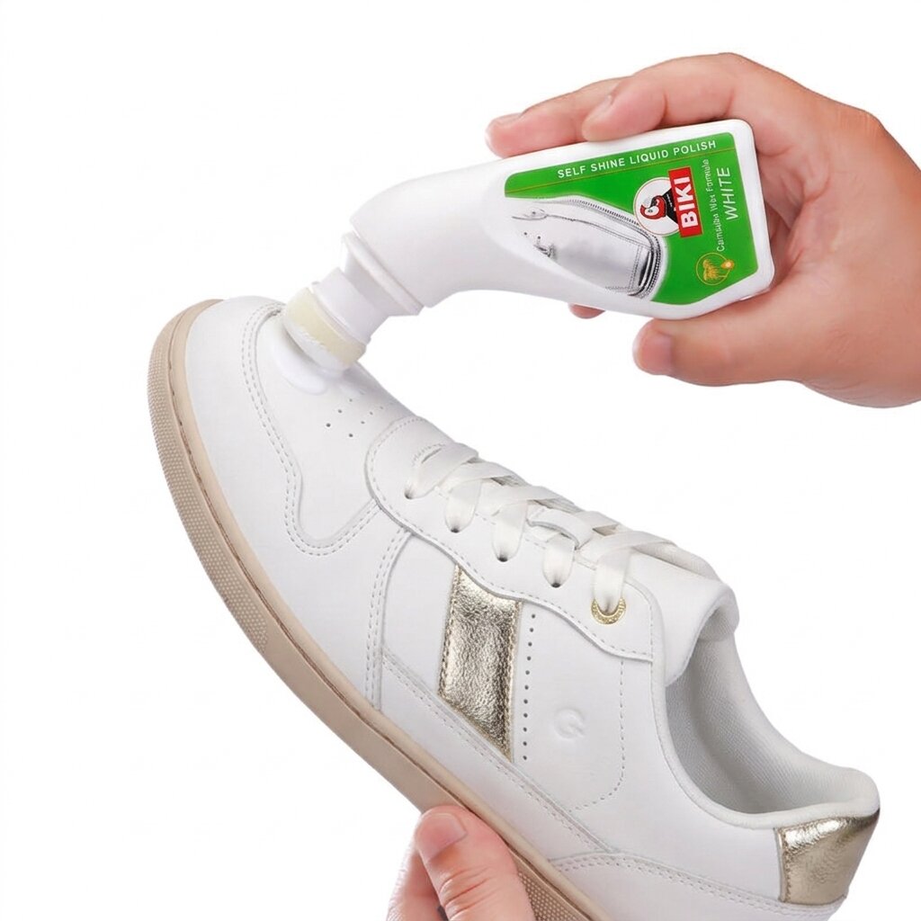 White Liquid Shoe Polish (75ml)