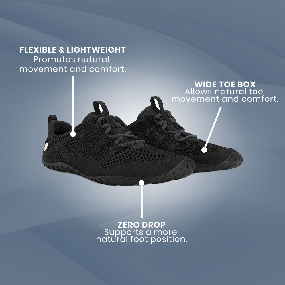 Joe Nimble - nimbleToes - Mens - Black