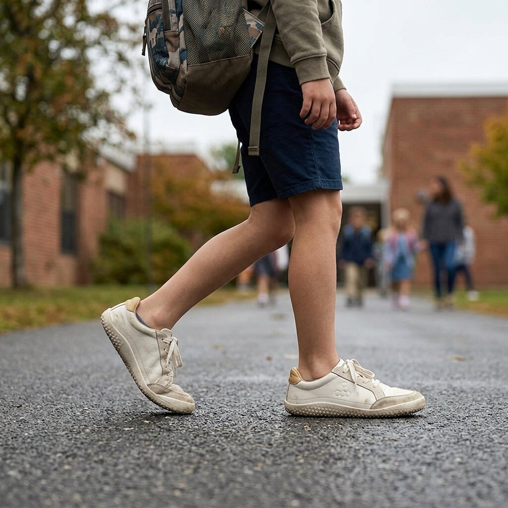 Vivobarefoot - Gobi Sneaker Juniors - Limestone