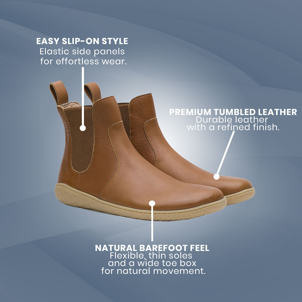 Vivobarefoot - Geo Chelsea - Tan (Womens)