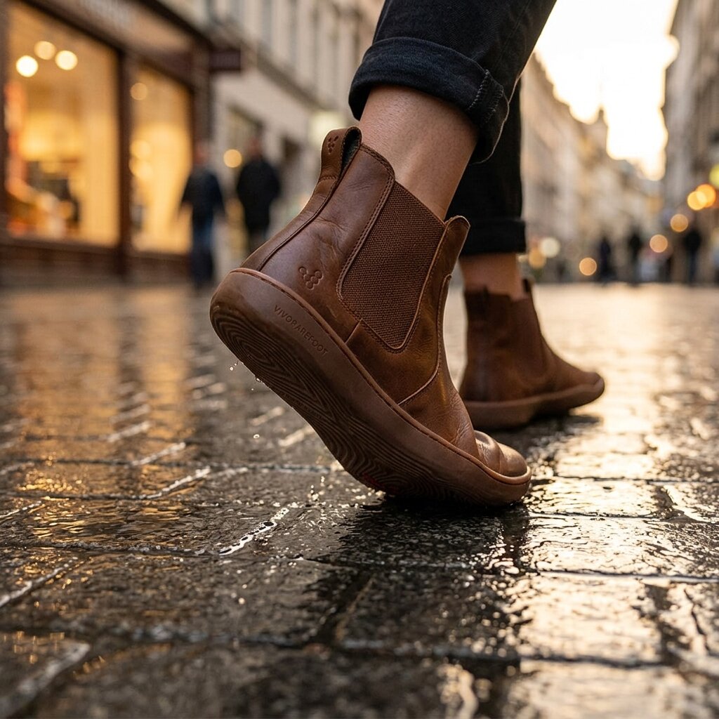 Vivobarefoot - Sensus Chelsea - Dark Tan (Womens)