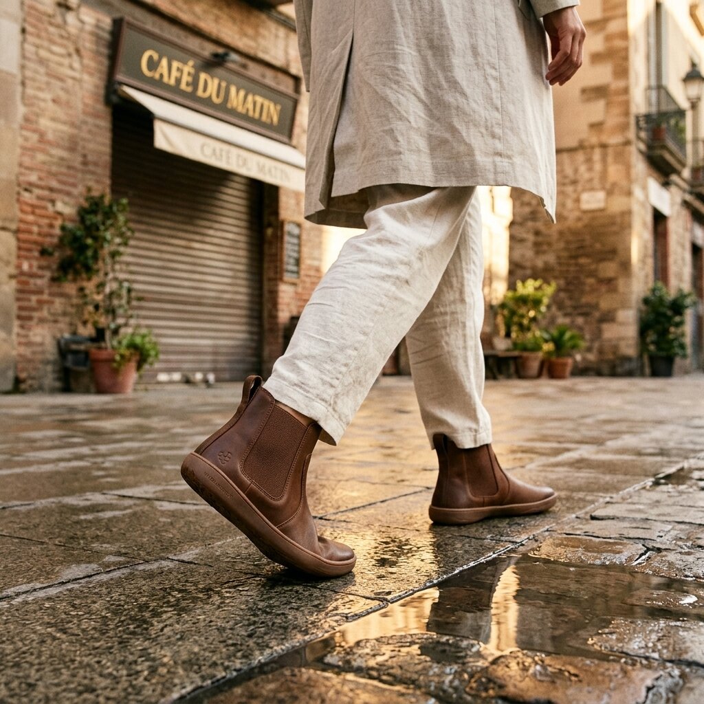 Vivobarefoot - Sensus Chelsea - Dark Tan (Womens)