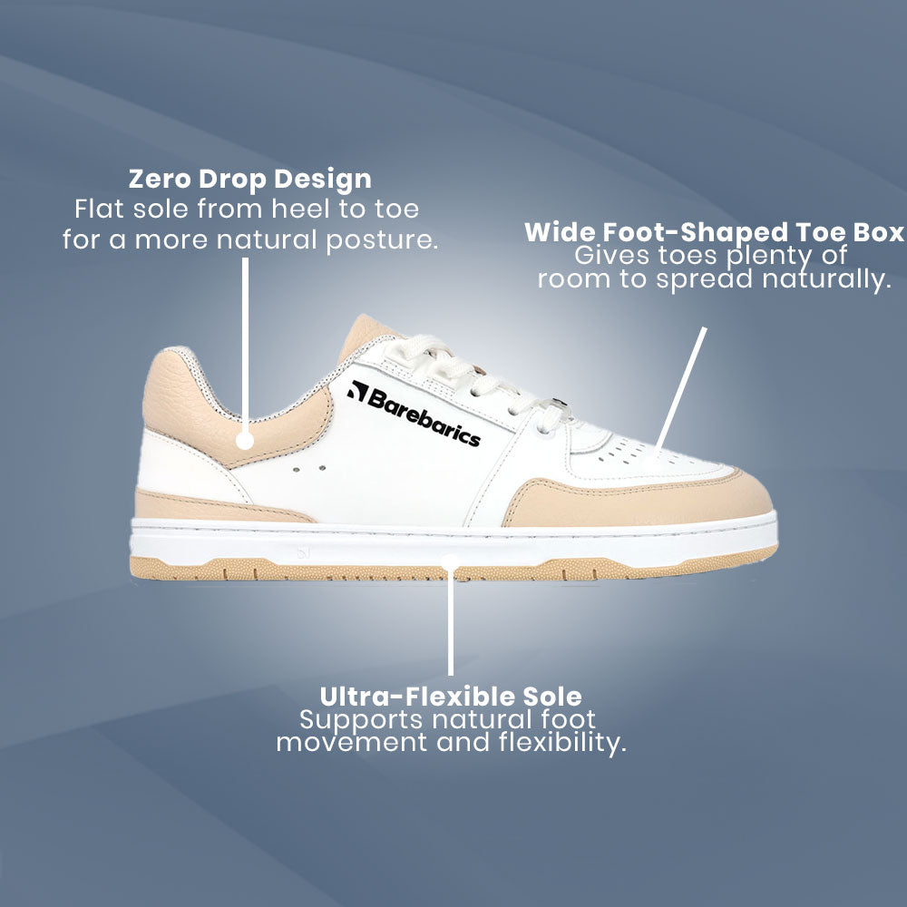 Barebarics - Wave - White & Beige (Unisex)