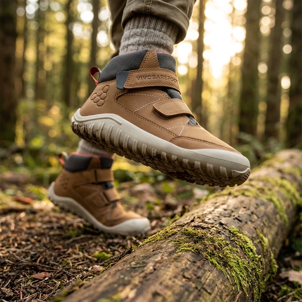 Vivobarefoot - Tracker AT Kids Hiking Boot - Acorn