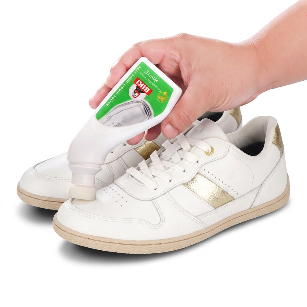 White Liquid Shoe Polish (75ml)